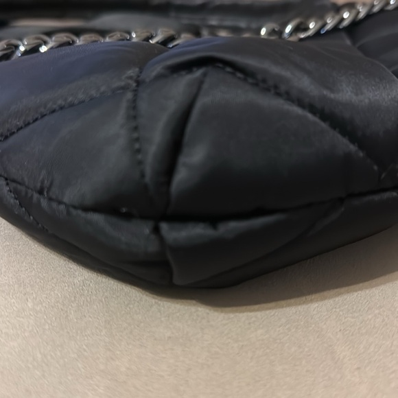 MZ Wallace Small Quilted Bowery Shoulder Bag-Black, EUC - Picture 4 of 12